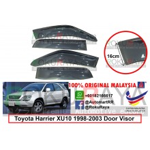 Toyota Harrier ACU10 MCU10 SXU10 (1st Gen) 1998-2003 AG Door Visor Air Press Wind Deflector (Extra Big 16cm Width)